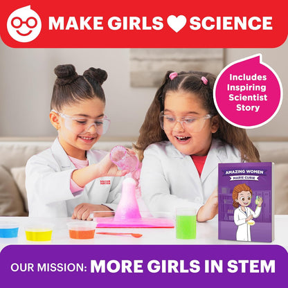 Doctor Jupiter Preschool Science Kit for Kids Ages 3-5 | Toddler Learning Activities, Birthday Gift Ideas for 3-4-5 Year Old Girls | Learning & Educational Toy STEM Kit with 100+ Experiments