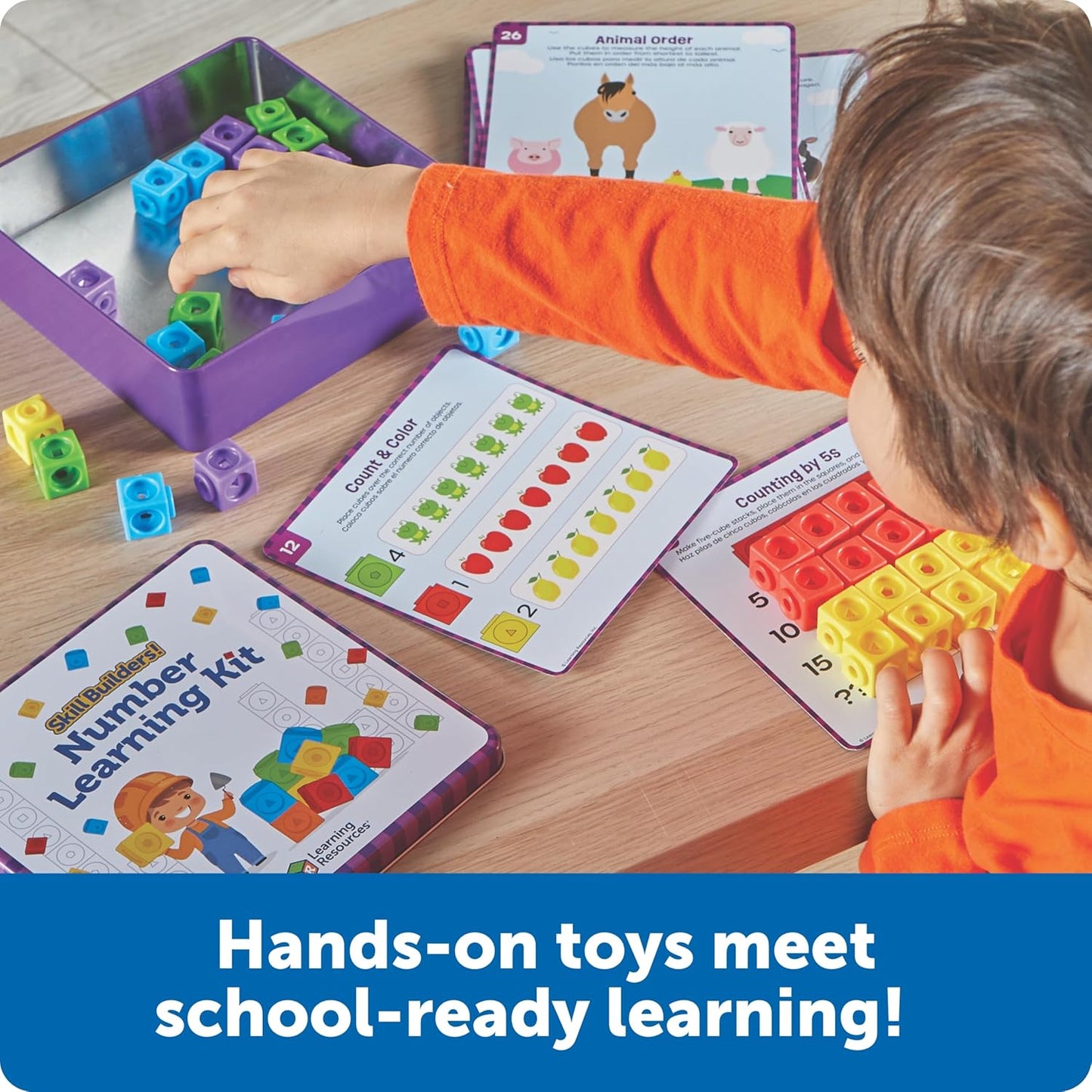 Learning Resources Skill Builders! First Grade Addition and Subtraction - Math Manipulatives, Number Recognition Skills, Classroom Must Haves, Teaching Materials, Back to School Essentials