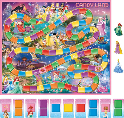 Hasbro Gaming Candy Land Disney Princess Edition Board Game, Preschool Games for 2 to 3 Players, Easter Gifts for Boys and Girls, Family Games for Kids Ages 3 and Up (Amazon Exclusive)