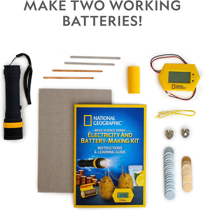 National Geographic Earth Science Kit – 100+ Science Experiments & Activities for Kids, Crystal Growing, Volcano Science Kit, Rock Collection, STEM Project Toy for Boys & Girls (Amazon Exclusive)