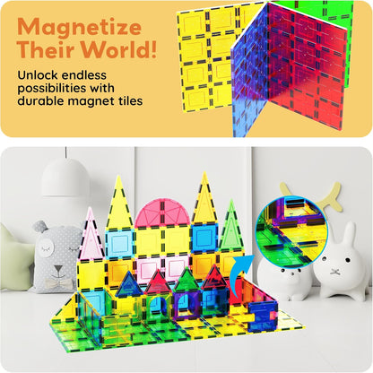 PicassoTiles 12pc Supersized Magnetic Building Tile Base Plate Jumbo XL Foundation Stabilizer Boards STEM Engineering Construction Kit for Kids Educational Learning Toy Magnet Blocks Stacking Set PT12