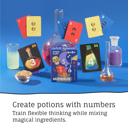 Math Card Games Bundle for Kids 6+ & 8+ | 3 Games Included | Fun & Education | Help to Build Math, Focus and Logic | Recommended by Teachers | 2-6 Players | 10 min Playtime (Math Card Bundle)