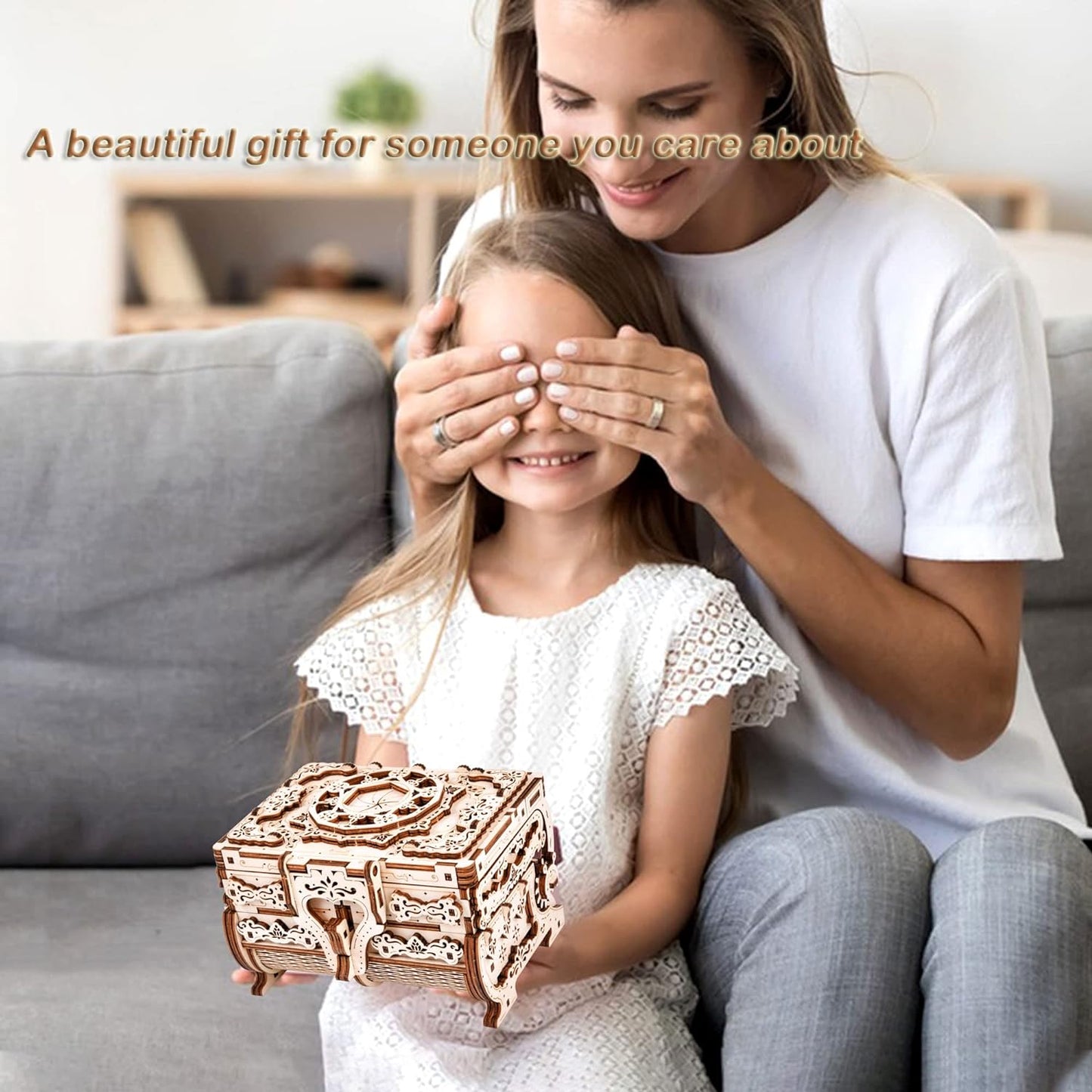 3D Wooden Puzzles Marble Run Chain Kit, Wood Creative Mechanical Puzzles Assembly Model Building Kits to Build for Adults & Kids, DIY Wooden Puzzle Hobbies Toys for Adults &Teens Gifts