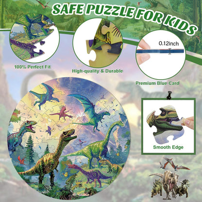 Floor Puzzles for Kids Ages 4-6 70 Piece Glow in The Dark Solar System Puzzles 3-5 Space Planets Toys Large Jigsaw Puzzle Learning Educational Toy Birthday Gift for Boys Girls Ages 6-8