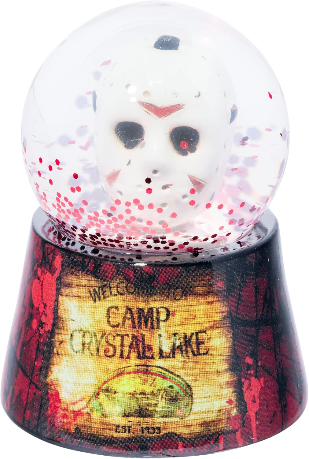 Silver Buffalo Disney Mickey and Friends Mini Light Up Snow Globe│Minnie Mouse│3.8 Inches Tall, 45mm (Small)