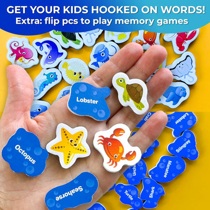 QUOKKA Magnetic Puzzles for Kids Ages 4-6 – Magnetic Fractions Learning Set for Kids 6-12 – Math Games for Homeschooling, Classrooms & Travel – 110 Magnets, 12 Task Pages, Marker – Toddler Travel Toys