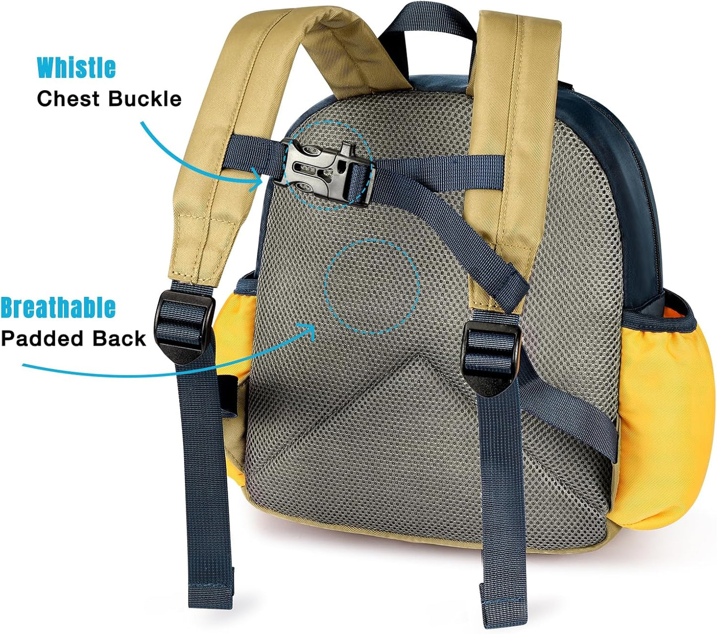 STEAMEDBUN Backpack Leash for Toddlers 1-3: Baby Backpack with Leash for Boys Girls - Anti-Lost Harness for Walking