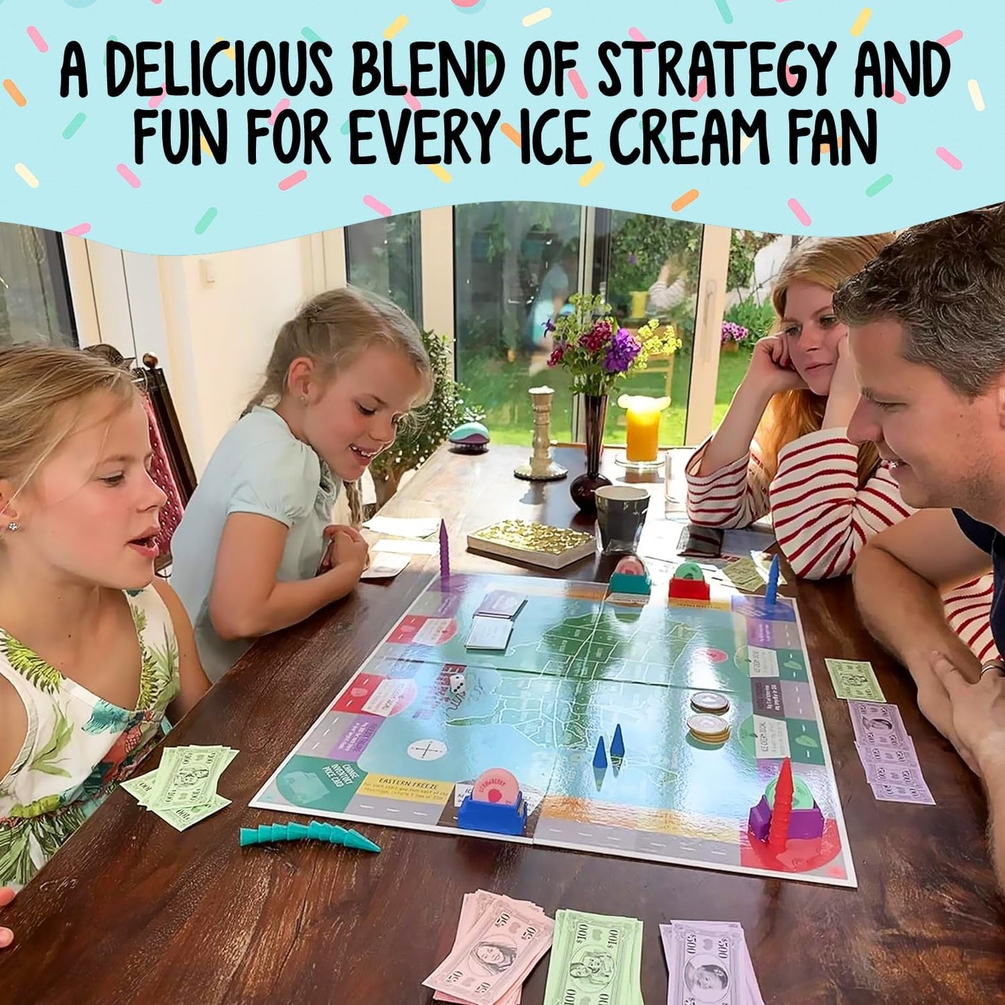 Ice Cream Empire by Empire Games –Strategic Family Game for Adults, Teens & Kids Ages 7+, Build Your Ice Cream Business Board Games for Adults & Kids, Educational Kids Games for Game Night Fun