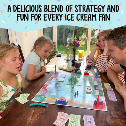 Ice Cream Empire by Empire Games –Strategic Family Game for Adults, Teens & Kids Ages 7+, Build Your Ice Cream Business Board Games for Adults & Kids, Educational Kids Games for Game Night Fun