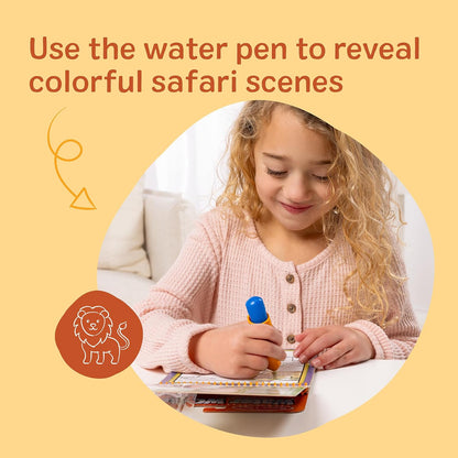 Melissa & Doug On The Go Water Wow! Mess Free Coloring Book, Reusable Water-Reveal Activity Pad, Dinosaurs, Travel Toys, Party Favors, for Toddlers & Kids Ages 3+