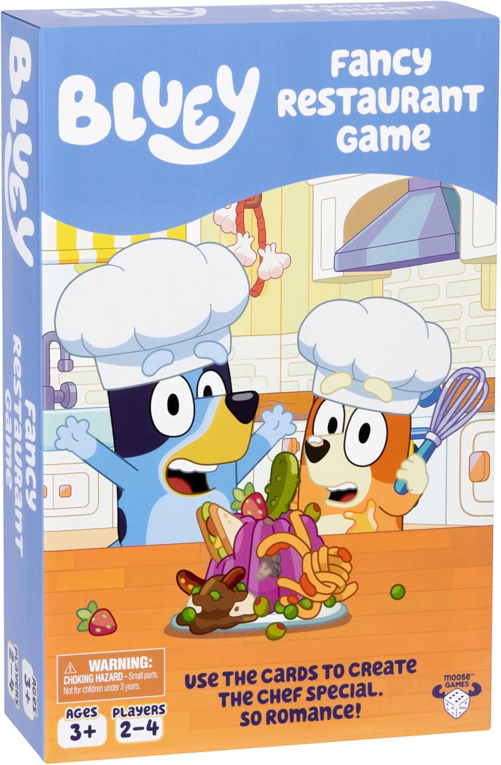 Bluey Shopping List Game, Join Bluey, Bingo, Bandit & Chilli On A Fun Supermarket Adventure, Race to Fill Your Trolley in This Fun Memory and Matching Game, for Ages 3+, 2-4 Players