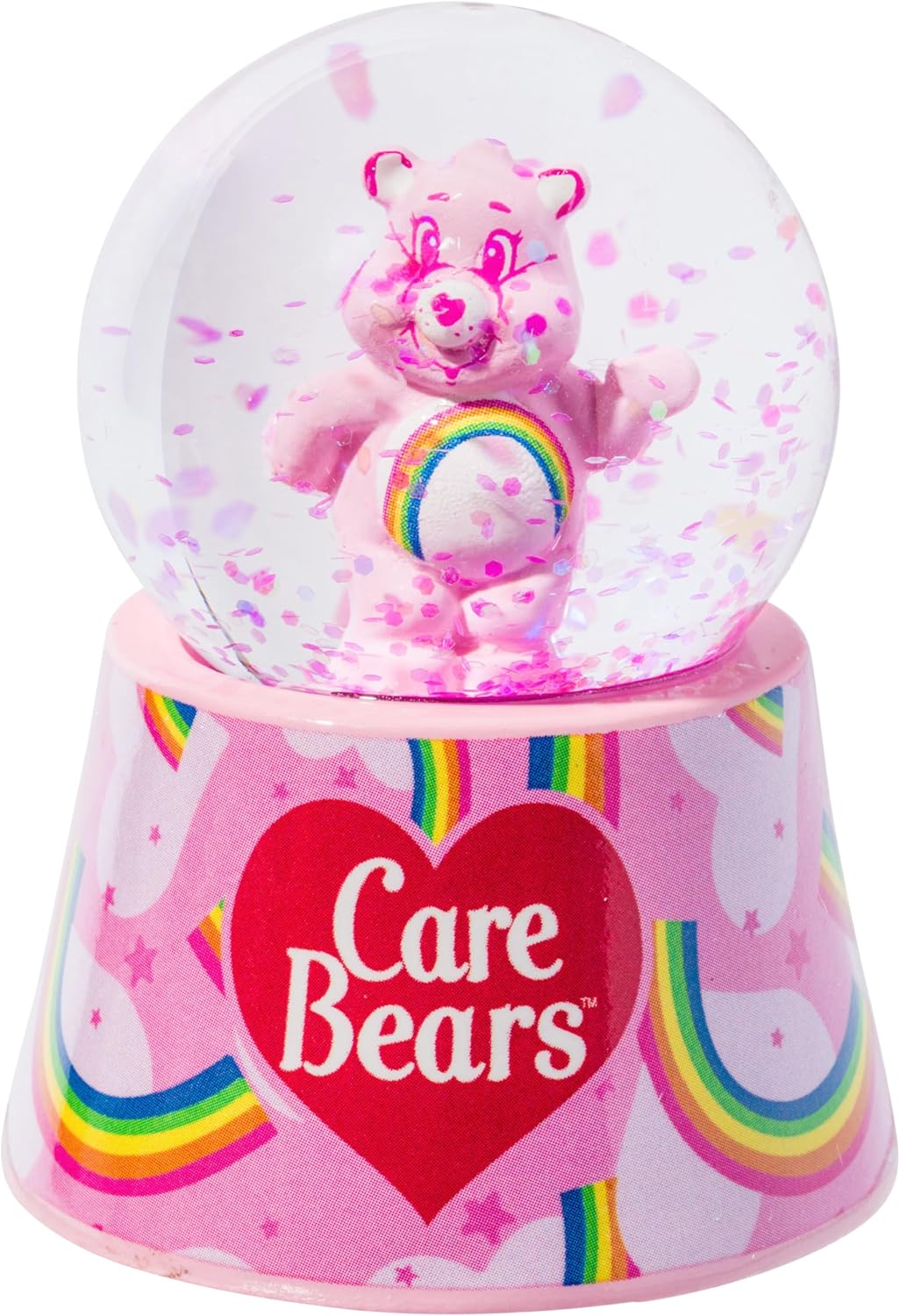 Silver Buffalo Disney Mickey and Friends Mini Light Up Snow Globe│Minnie Mouse│3.8 Inches Tall, 45mm (Small)