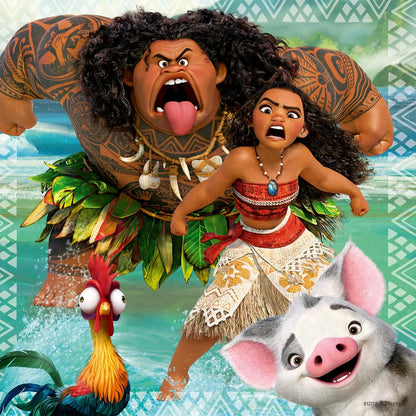 Ravensburger Disney Moana Voyage Jigsaw Puzzle for Kids | 49 Unique Pieces | Precision-Crafted Educational and Fun | Ideal for Age 3+