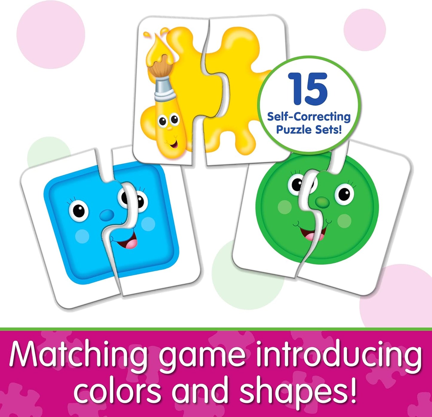 The Learning Journey: My First Match It - Dinosaurs - 2 Year Old Toys, Puzzles for Toddlers, Toddler Puzzle, Educational Toys for 2 Year Old - 15 Self-Correcting Matching Puzzles - Award Winning Toys