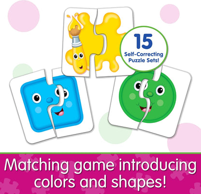 The Learning Journey: My First Match It - Dinosaurs - 2 Year Old Toys, Puzzles for Toddlers, Toddler Puzzle, Educational Toys for 2 Year Old - 15 Self-Correcting Matching Puzzles - Award Winning Toys