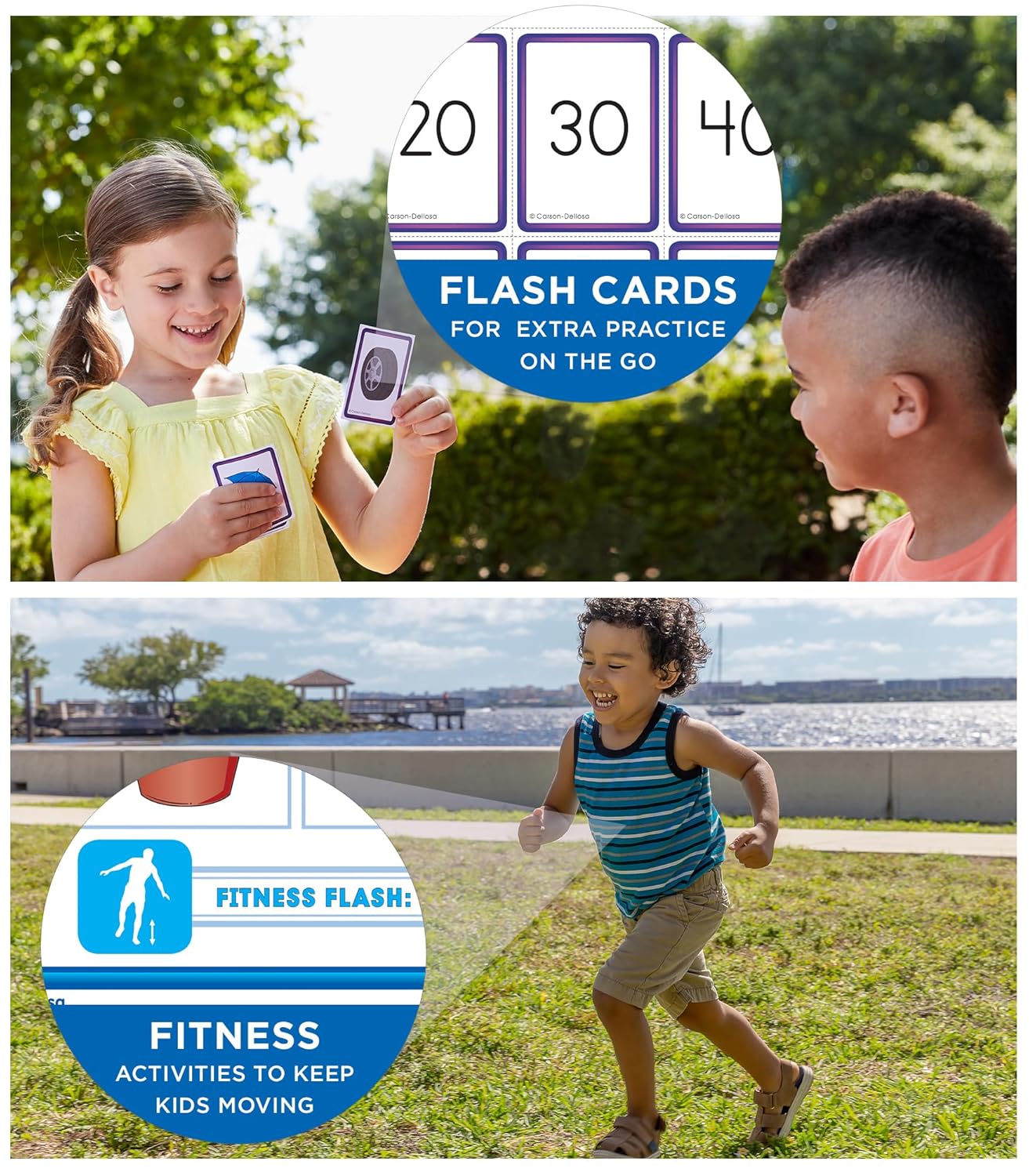Summer Bridge Activities Kindergarten to 1st Grade Workbooks, Activity Book Ages 4-6 With Math, Phonics, Science, Social Studies, Writing Practice, Fitness, Flash Cards, Stickers, and More (Volume 2)