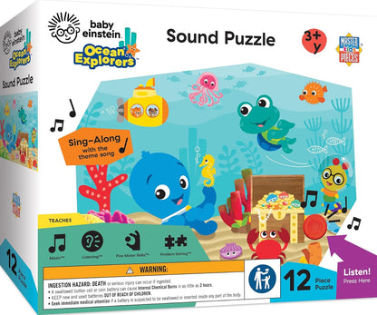 Masterpieces 24 Piece Old McDonald Sing-A-Long Sound Floor Puzzle for Kids - 18"x24"