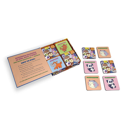 Wild & Crazy Animal Mashups! Memory & Matching Game (Knock Knock Kids Matching Games)