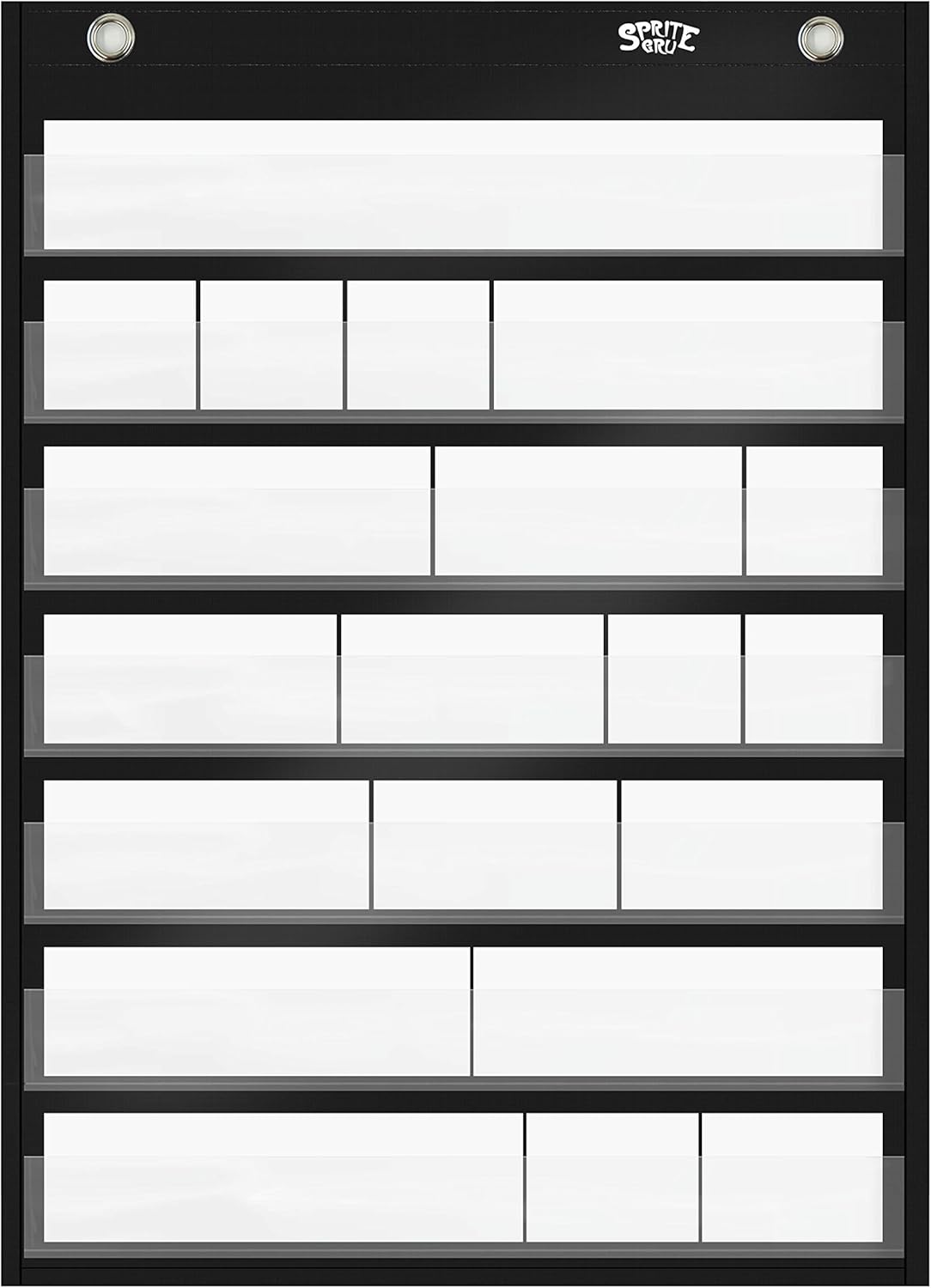 Magnetic Word Pocket Chart, 156 Double Sided Flashcards - CVC Words, First Words & 26 Letters, CVC Literacy Games, Phonics Reading and Spelling Learning Tool for Kindergarten Classroom