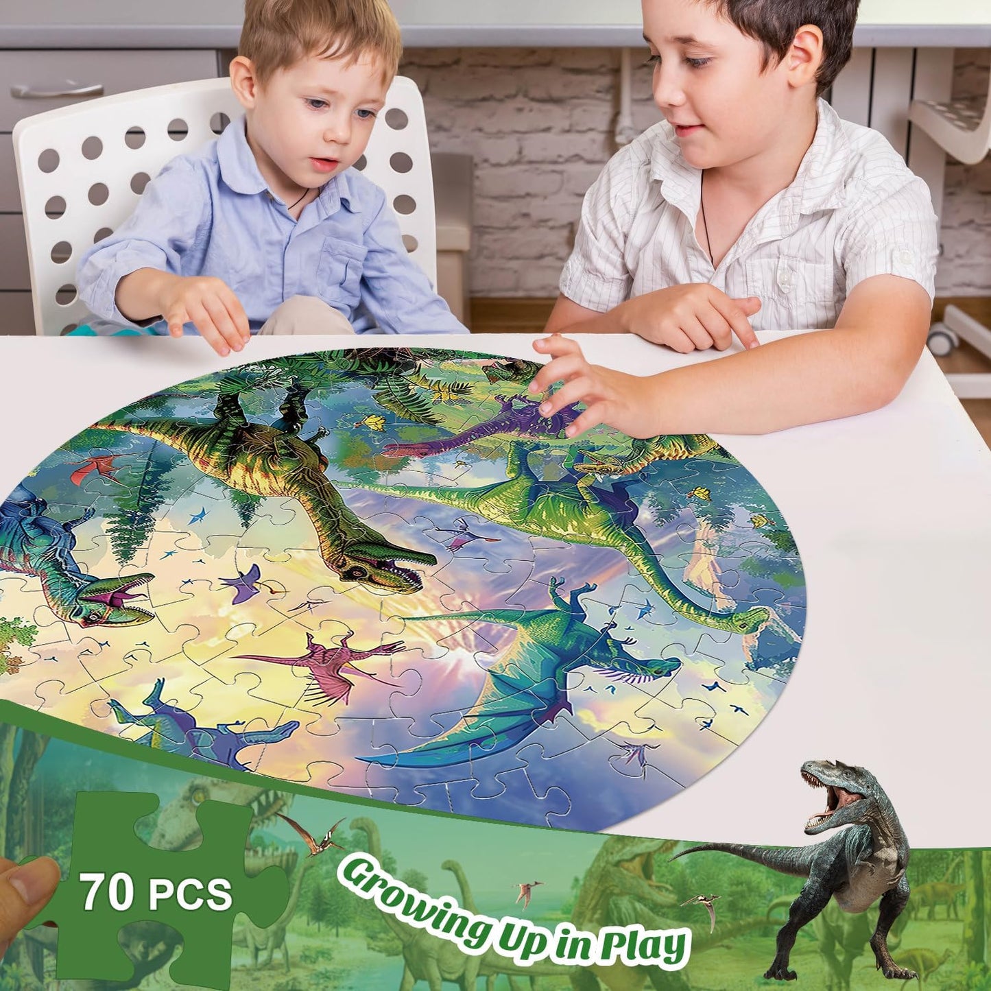 Floor Puzzles for Kids Ages 4-6 70 Piece Glow in The Dark Solar System Puzzles 3-5 Space Planets Toys Large Jigsaw Puzzle Learning Educational Toy Birthday Gift for Boys Girls Ages 6-8