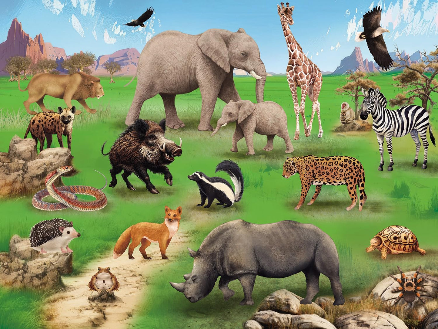 Puzzles for Kids Ages 4-8 Year Old,100 Piece Dinosaur Jigsaw Puzzle for Toddler Children Learning Educational Puzzles Toys for Boys and Girls - Every Piece is Unique