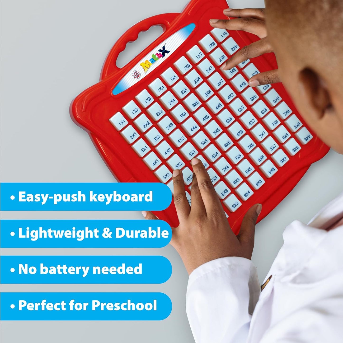 Small World Toys Multiplication Machine, Multiplication Game for Kids 3+, Kindergarten Math Learning & Education Toys, Montessori Math Manipulatives for Home School Classroom, Kids Learning Gift