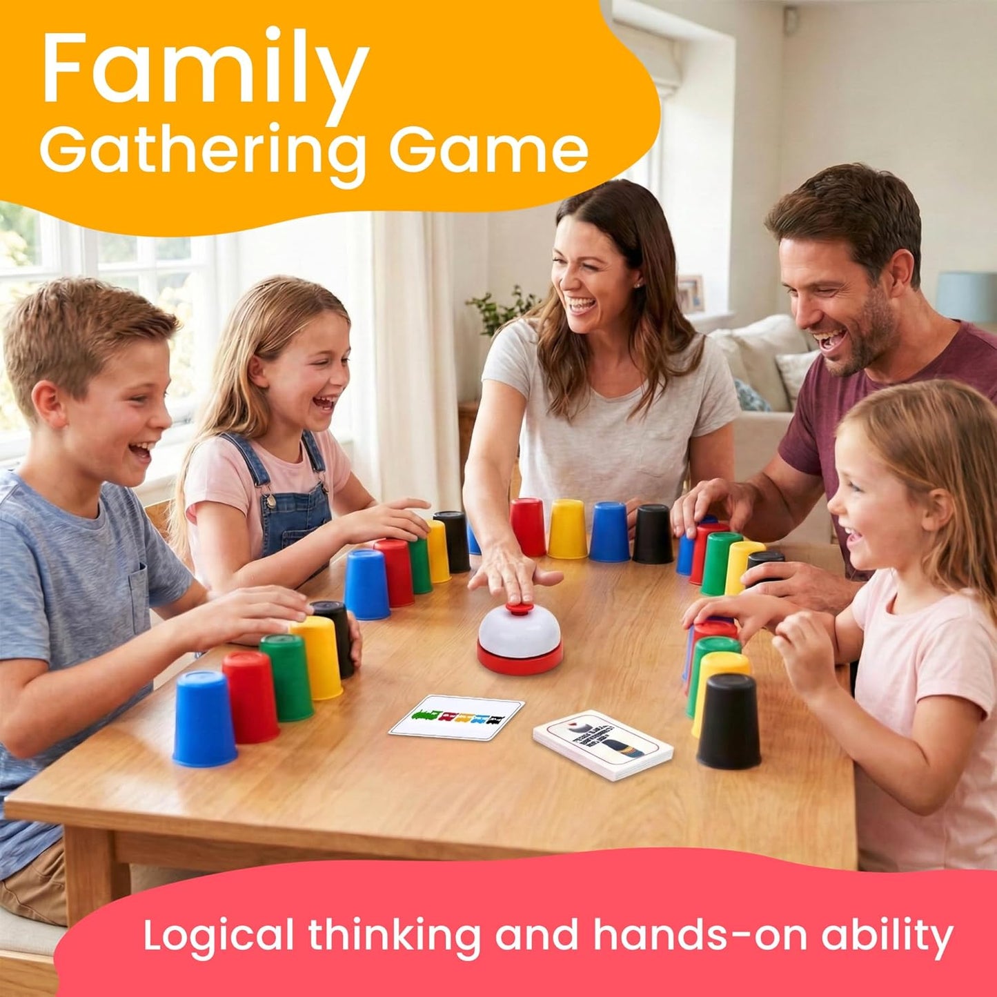 Educational Stacking Toys for Toddlers 1–3 | Numbers & Alphabet Stacking Cups Set | 10-Piece Baby Stacking Cups for Babies 6–12 Months & Toddlers 1–3 | Montessori Learning Toy, Rainbow (10Pcs)