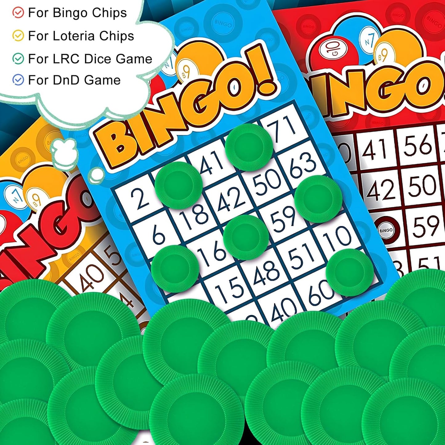 Coopay 600 Pieces Plastic Poker Chips Bingo Chip Bulk Learning Counters Disks Poker Card Game Counting Markers for Math Practice, Game Tokens and Teaching Rewards, 38 mm/ 1.5 Inches (Yellow)