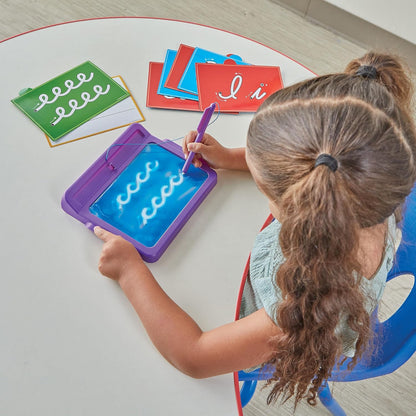 hand2mind Letter Tracing Sensory Pad, Reusable Handwriting Practice for Kids 3-5, Learn to Write, Letter Tracing Board, Toddler Writing Practice, Montessori Alphabet Toys, Preschool Learning Toys