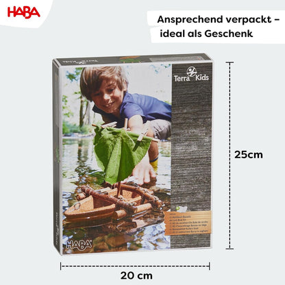 HABA DIY Cork Boat for Kids - Outdoor Toys for Kids 8 and up, STEM Craft Kit and Building Toys