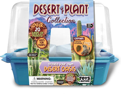Toys By Nature Miniature Worlds Terrifying Venus Flytrap Terrarium Starter Kit for Kids and Adults, Watch Indoor Carnivorous Fly Traps Grow! Just Add Water! (Frightening Flytraps)