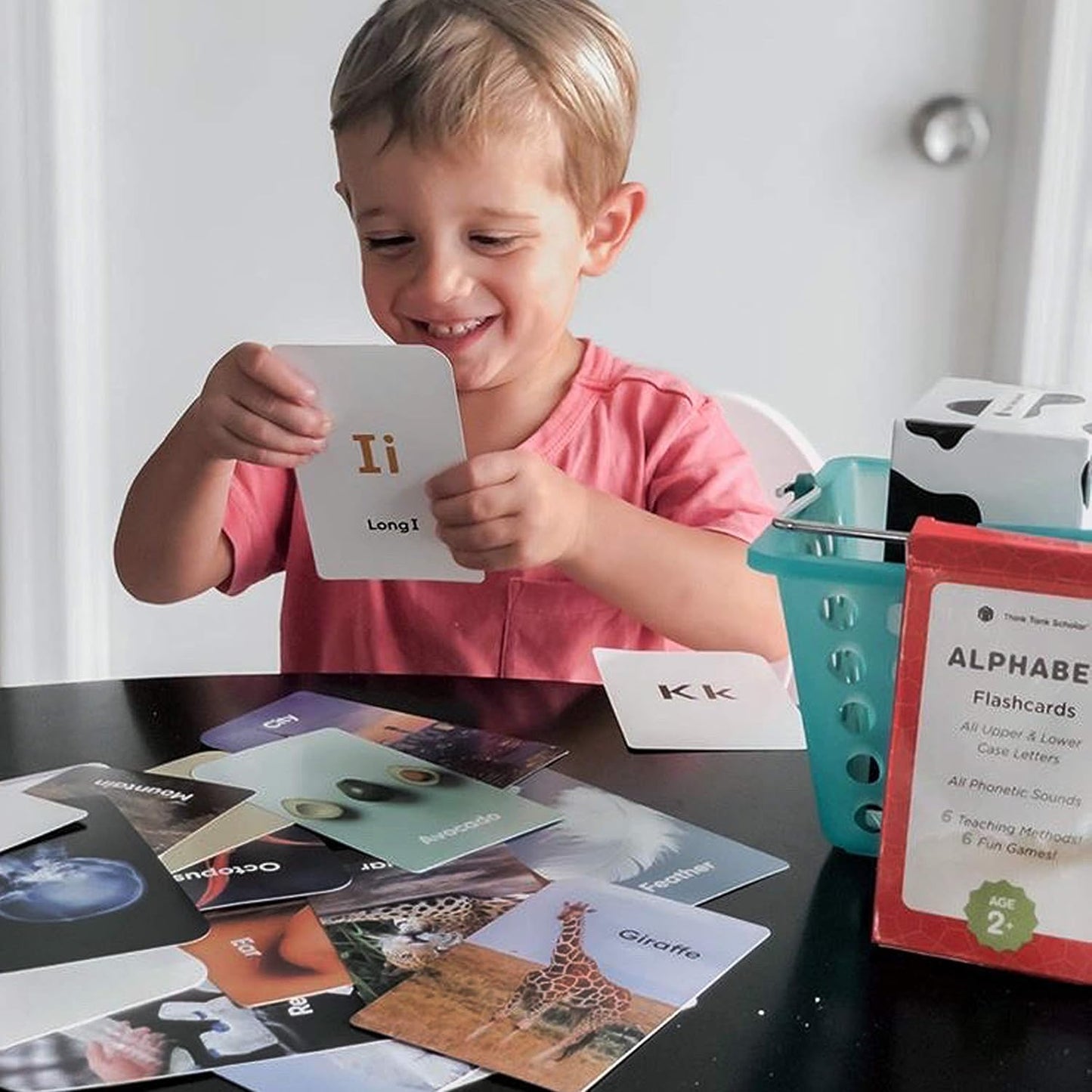 Award-Winning Flash Cards for Preschool & Kindergarten – 5-Deck Set, 180 Jumbo Cards – Learn Alphabet, Numbers, Colors, Shapes, First Words, Opposites & Rhyming – for Kids Ages 2–5