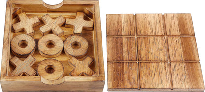 Glintoper Shut The Box & 4 in a Row Tables Game Set, Classic Wood Dice Game with Numbers & Line Up 4 Game for Kids Family, Living Room Rustic Coffee Table Decor, Travel Game Strategy Board Games