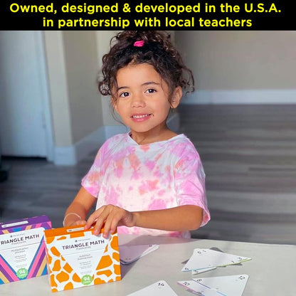 Award-Winning Triangle Math Flash Cards – 376 Multiplication & Division Facts (0–12) – Mastery-Based, Color-Coded Learning for Grades 3–6 – Durable Cards with Visual Aids