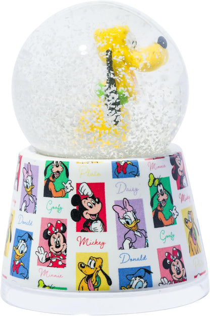 Silver Buffalo Disney Mickey and Friends Mini Light Up Snow Globe│Minnie Mouse│3.8 Inches Tall, 45mm (Small)