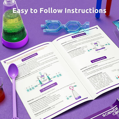 Science Can Science Kit for Kids 8-12 with Unique Lab Station, 50+ Chemistry Experiments & STEM Projects for Boys & Girls, Educational Toys & Learning Gift Idea for Birthday