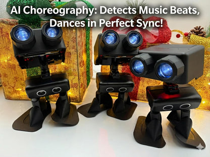 Robot PU – Adorable Micro:bit Humanoid | STEM Toy | Programmable, Interactive & Upgradable | Walks, Dances, Talks & Sings | Self-Balancing | Remote & Autopilot | 30+ Free Online Classes