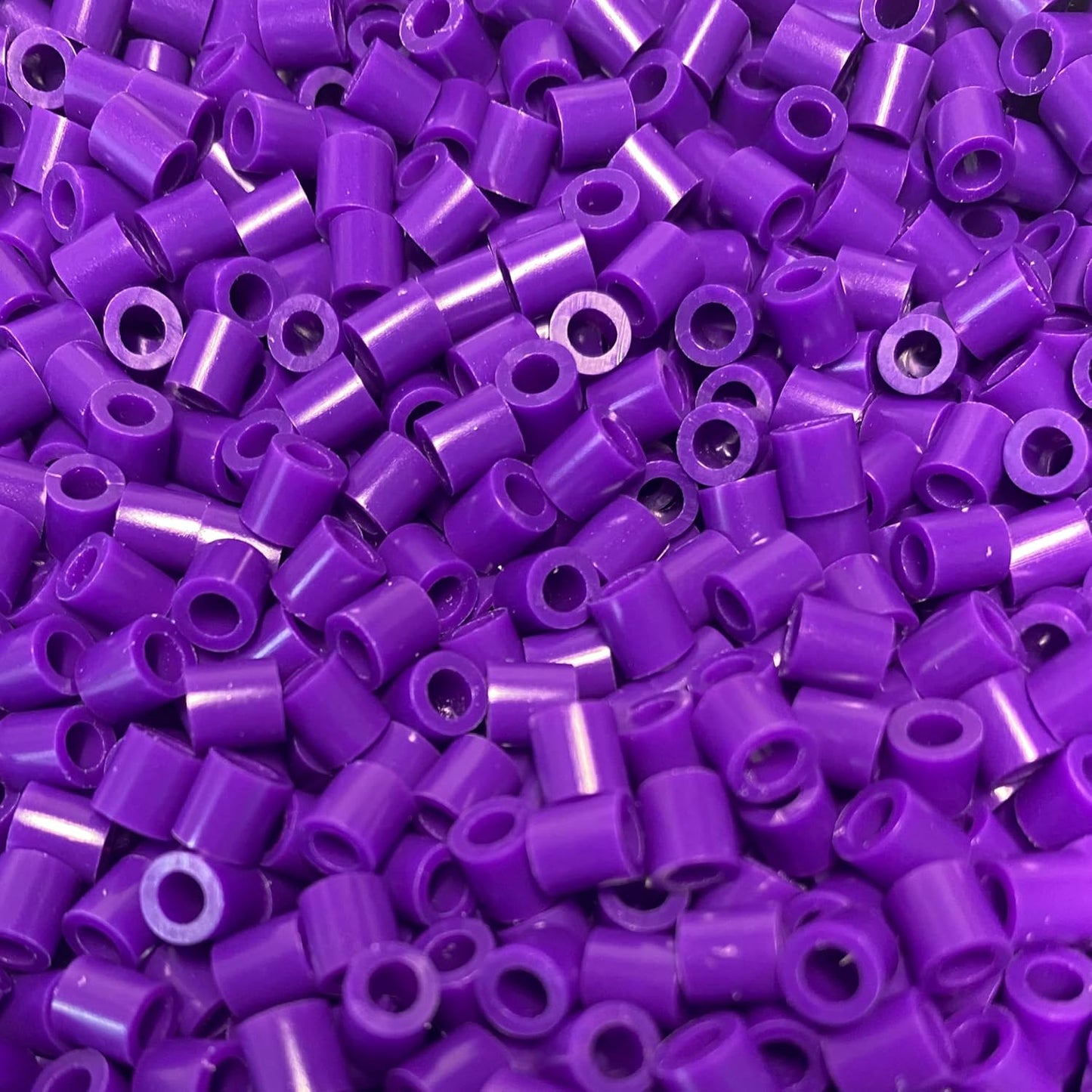 OEEKOI 5500Pcs Fuse Beads - 5mm Bulk Melting Beads for Crafts, Ideal for Christmas Birthday Gifts,Clear