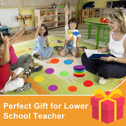 ForTomorrow Carpet Markers with Numbers - 36 Pcs 4" Classroom Sitting Carpet Dot Number 1-36, Floor Rug Circles Marker Spot for Preschool Kindergarten Elementary