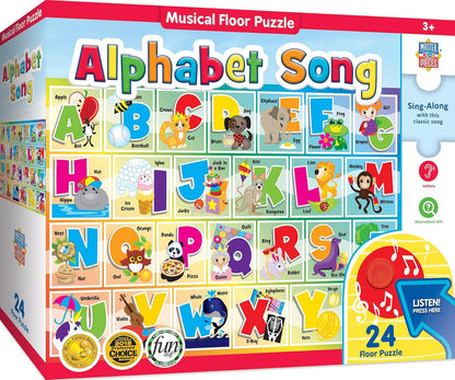 Masterpieces 24 Piece Old McDonald Sing-A-Long Sound Floor Puzzle for Kids - 18"x24"