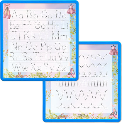 Kid's Name Tracing Board | Dry Erase Letter Tracing | Reusable Writing Practice Board | Personalized | Ballet Theme