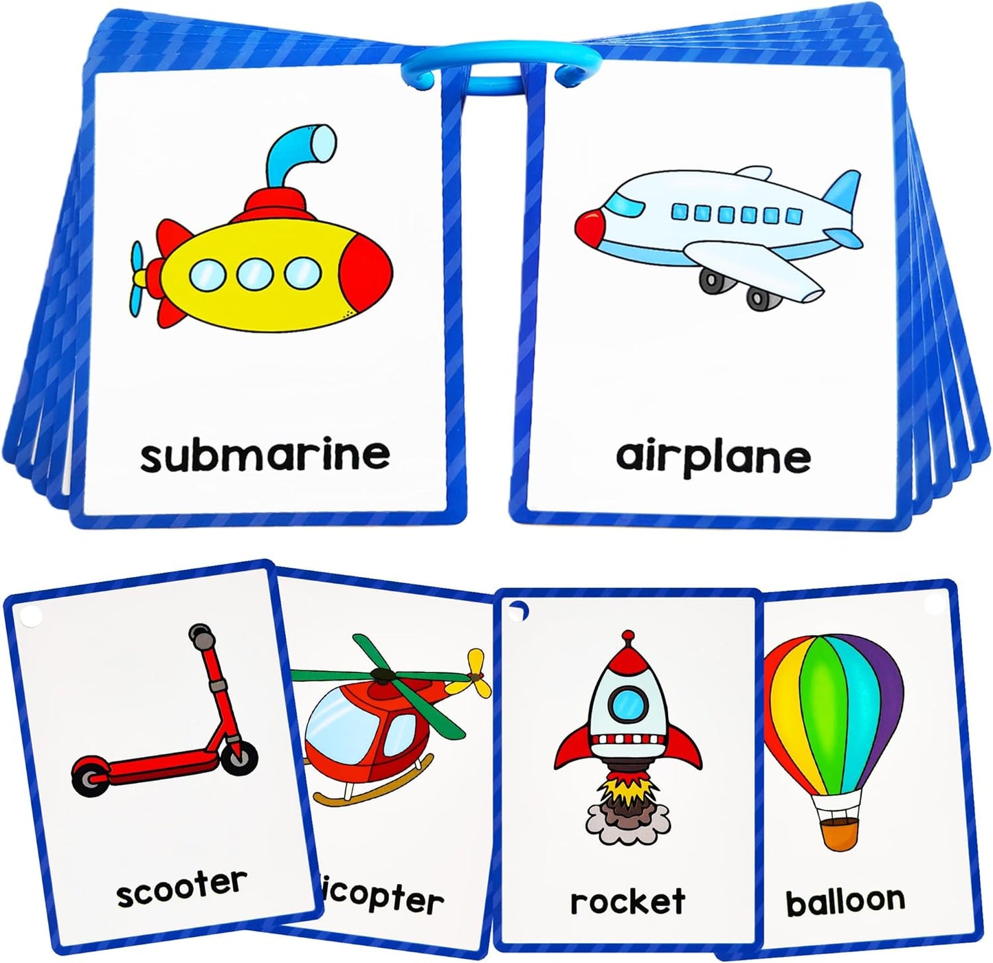 Learning Flashcards Number, 28 Different Number Educational Cards, Social Learning Card for Kids