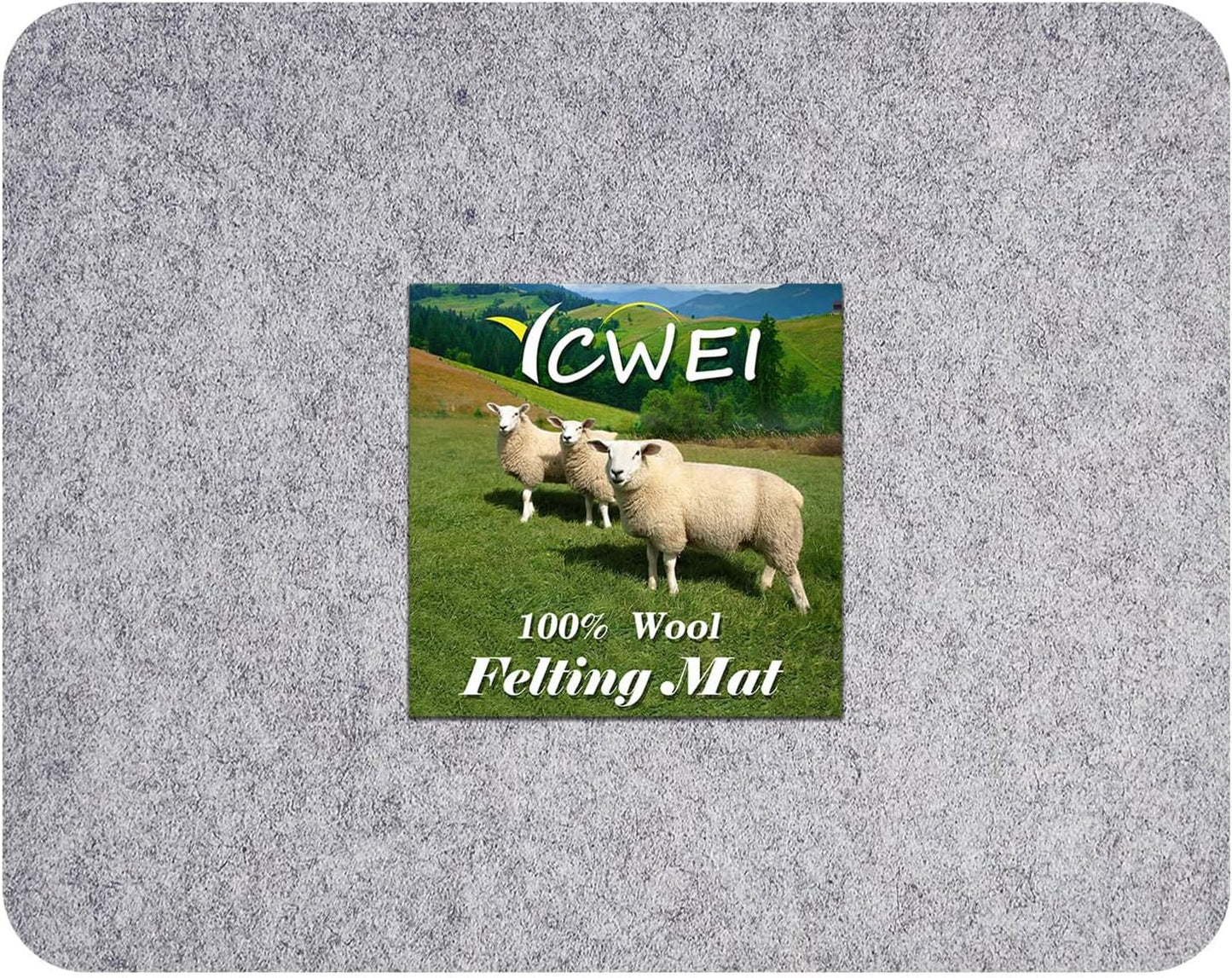 YCWEI YCWEI Needle Felting Pad,100% Natural Wool Needled Felting Mat, 8 x 10 x 1 inch Eco-Friendly Felting Block, Thick and Firm Needle Felting Base