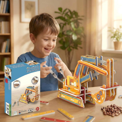 STEM Kids Binoculars - Build Your Own Functional Telescope Kit, Educational Science Toy for Children to Explore Astronomy & Optical Principles with Convex & Concave Lenses