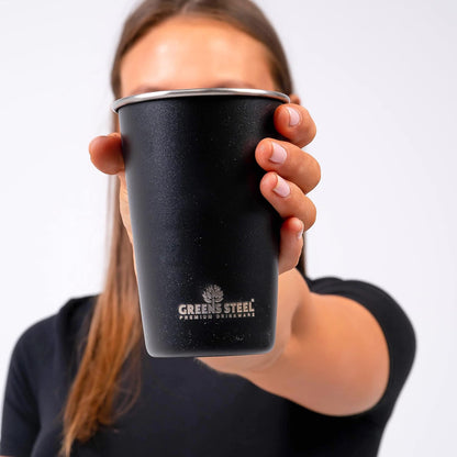 10oz Kids Cups – Stainless Steel Cups for Home, Party, Camping & Outdoor Activities – BPA Free, Unbreakable, Premium Stackable Metal Drinking Glasses for Children (4-Pack)