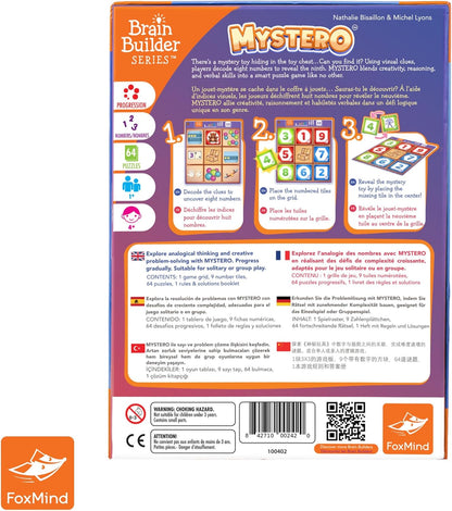 FoxMind Games: Smart Cookies Logic Puzzle Game, Deduction Game for Kids Ages 6+ and Brain Teaser Lovers, STEM Learning Toy from Brain Builder Series, Develops Problem-Solving Skills, 1+ Players