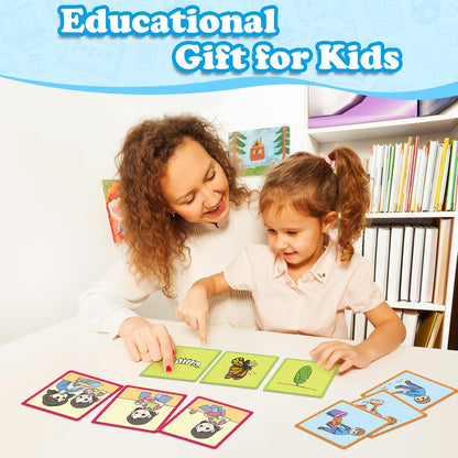 Kasfalci Sequencing Cards, Sequence Game for Kids, Speech Therapy Materials for Autism, Improve Storytelling,Social Skills, Sentence Building, Preschool Learning Activities for Classroom & Homeschool