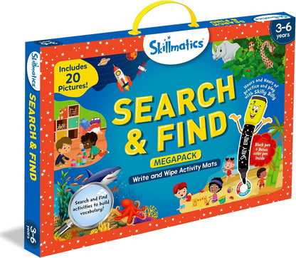 Skillmatics I Can Write PAW Patrol - Reusable Preschool Learning Activities, Educational Toy and Game, Back to School Supplies, Gifts for Students, Kids, Toddlers Ages 3, 4, 5, 6