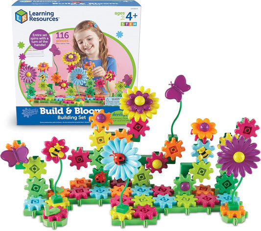 Learning Resources Gears! Gears! Gears! Space Explorers Building Set - 77 Pieces, Ages 4+, STEM Activities, Fine Motor Skills, Toddler Explorer Kit, Science and Construction, Boys and Girls Gifts