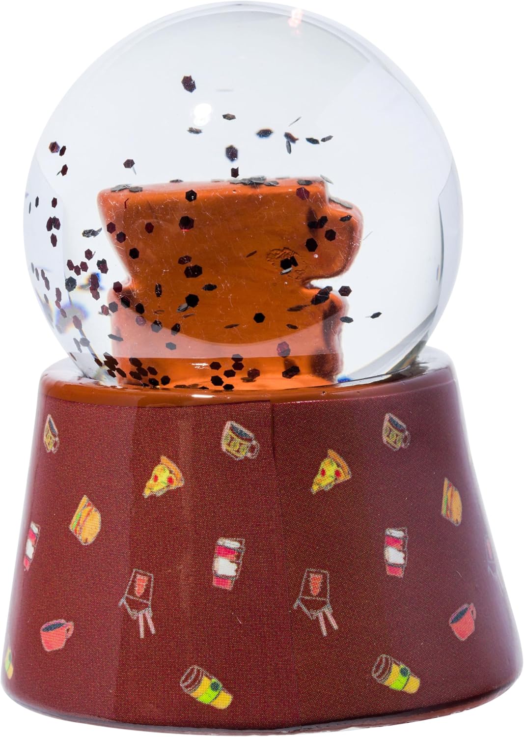 Silver Buffalo Disney Mickey and Friends Mini Light Up Snow Globe│Minnie Mouse│3.8 Inches Tall, 45mm (Small)